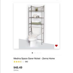 Target/ Zenna Home Over the Toilet Storage